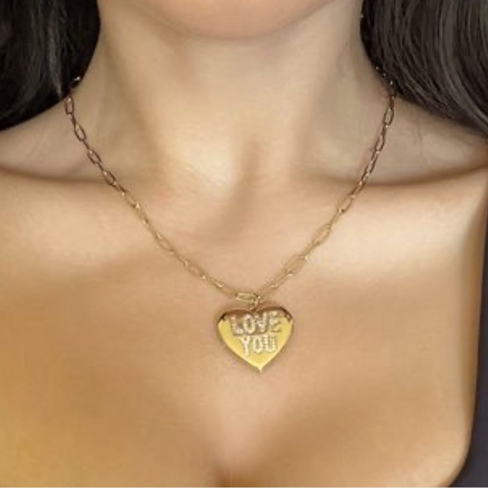 NWT FRASIER STERLING Love You Locket Necklace